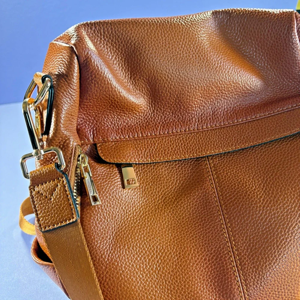 Kattee Womens Anti-Theft, Pickpocket Backpack Purse Leather Brown Travel Safety